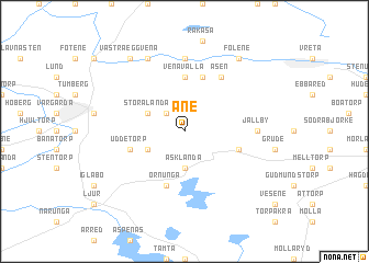 map of Äne