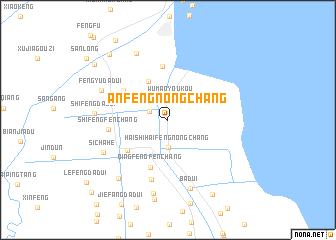 map of Anfengnongchang