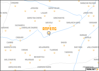 map of Anfeng