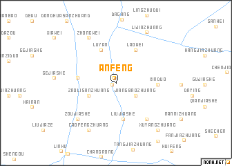 map of Anfeng