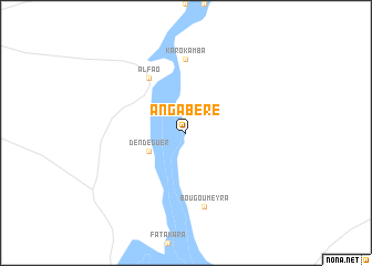 map of Angabéré