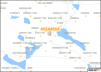 map of Ängaboda