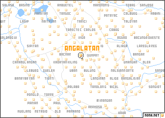 map of Angalatan