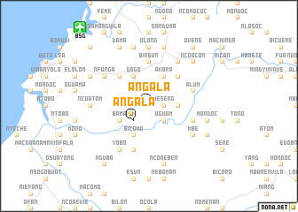 map of Angala