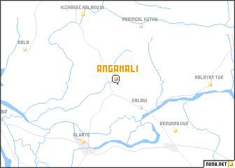 map of Angamāli