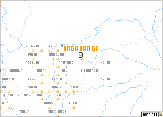 map of Angamanda
