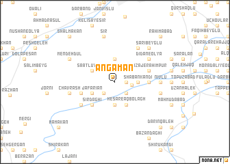 map of Angamān