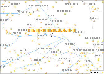 map of Angan Khān Baluch Jāfri