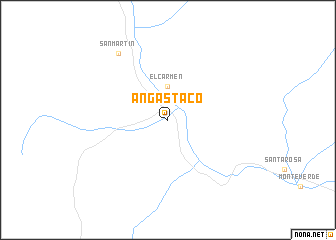 map of Angastaco