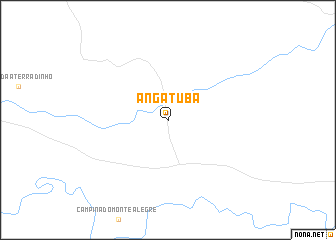map of Angatuba
