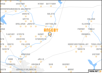 map of Ängeby