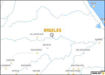 map of Ángeles