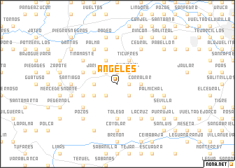 map of Ángeles