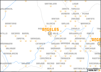 map of Ángeles