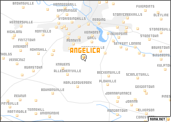 map of Angelica