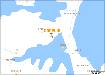 map of Angelim