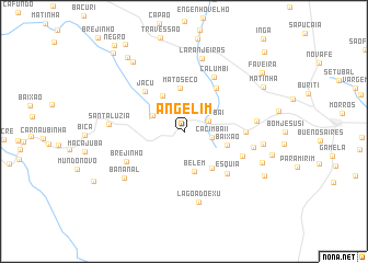 map of Angelim