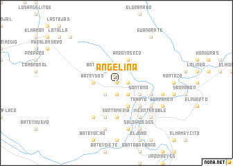 map of Angelina