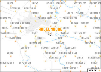 map of Angelmodde