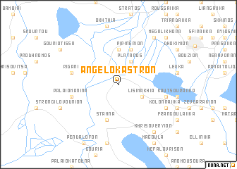 map of Angelókastron