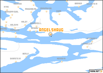map of Angelshaug