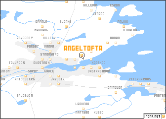 map of Ängeltofta