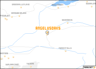 map of Angelus Oaks