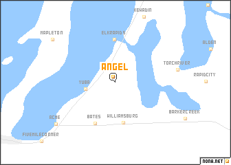 map of Angel