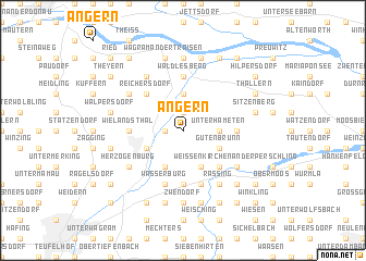 map of Angern