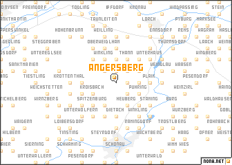 map of Angersberg