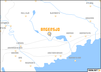 map of Ängersjö
