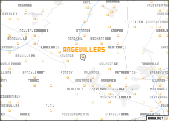 map of Angevillers