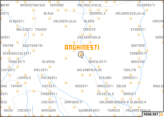 map of Anghineşti