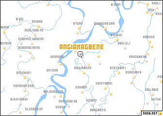 map of Angiamagbene