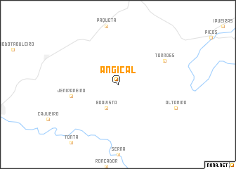 map of Angical