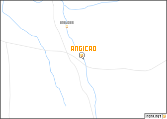 map of Angicão