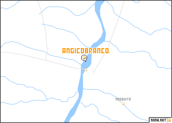 map of Angico Branco