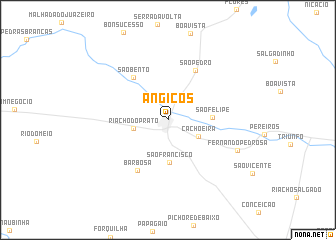 map of Angicos