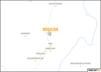 map of Angicos