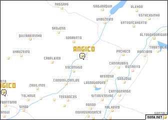 map of Angico