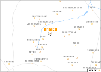 map of Angico