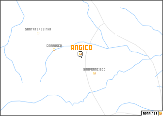 map of Angico