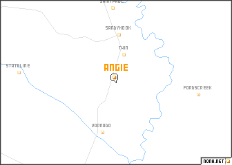 map of Angie