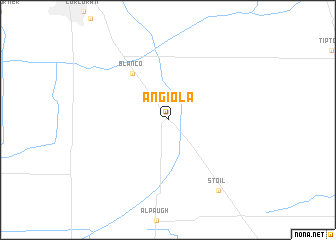 map of Angiola