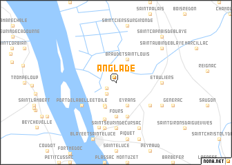 map of Anglade