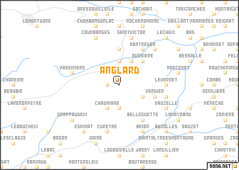 map of Anglard