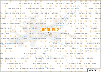 map of Angleur