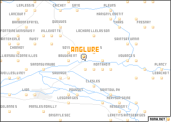 map of Anglure