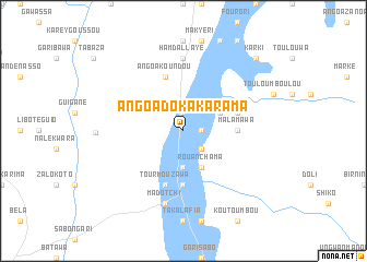 map of Angoa Doka Karama