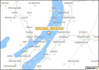 map of Angoal Ibrahim